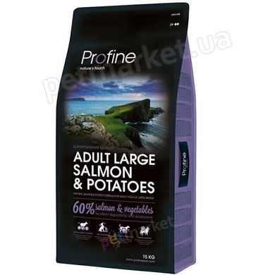 Profine Adult Large Salmon & Potatoes - корм для собак крупних порід - 15 кг Petmarket