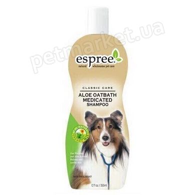 Espree ALOE OATBATH MEDICATED - заспокійливий шампунь з вівса і алое для собак - 3,79 л % Petmarket