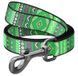 Collar WAUDOG Nylon Етно - нейлоновий поводок для собак - 122 см/25 мм, Червоний Petmarket