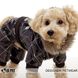IsPet GLAMOUR WINTER теплий комбінезон для маленьких собак - S, Коричневий % РОЗПРОДАЖ