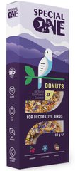 Special One Donuts Барбарис, василек, кокос - лакомство для птиц, 60 г / 3 шт Petmarket