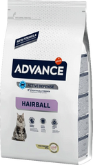 Advance HAIRBALL Turkey & Rice - корм для кошек выведение шерсти (индейка/рис) - 1,5 кг Petmarket