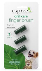 Espree ORAL CARE Fingerbrush - набор зубных щеток на палец для собак и кошек - 3 шт. Petmarket
