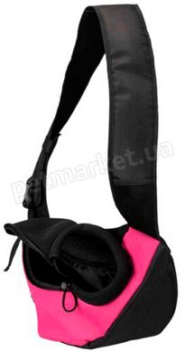 Trixie Слинг - сумка-переноска для маленьких собак, 50х25х18 см, Розовый/черный Petmarket