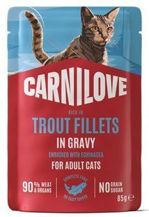 Carnilove Gravy Trout with Echinacea - вологий корм для котів (форель/ехінацея) - 85 г Petmarket