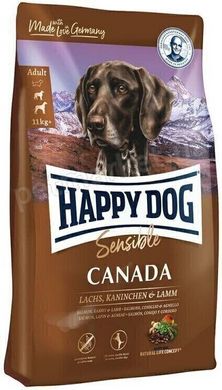Happy Dog Sensible Canada корм для чувствительных активных собак (лосось/кролик/ягненок) - 1 кг Petmarket