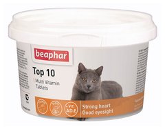 Beaphar TOP 10 - витамины для кошек 180 табл. Petmarket