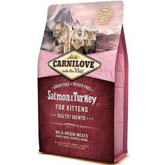 Carnilove SALMON & TURKEY Kittens - беззерновой корм для котят (лосось/индейка) - 6 кг Petmarket