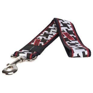 Rogz FANCY DRESS Hound Dog - нейлоновий повідець-водилка для собак - Чорно-білий Petmarket