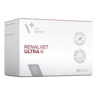 Vet Expert RenalVet Ultra - добавка для поддержания функции почек у кошек, 60 капсул Petmarket