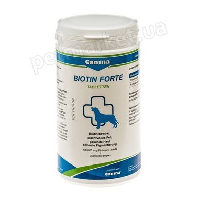 Canina BIOTIN Forte - інтенсивний курс для шерсті собак (таблетки) - 210 табл. Petmarket