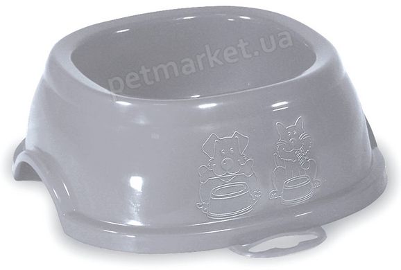 Stefanplast BREAK 5 - пластиковая миска для собак и кошек - 3 л, Серый Petmarket