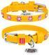 Collar WauDog GLAMOUR Стрази - шкіряний нашийник для собак - 21-29 см, Фіолетовий Petmarket