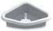Stefanplast SPRINT CORNER - кутовий туалет для котів - 40х56х14 см, Сірий Petmarket