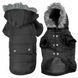 Flamingo POLAR BLACK - куртка для собак - 42 см %