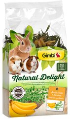 GimBi Natural Delight Зеленый овес/банан - травяная смесь для грызунов - 100 г Petmarket