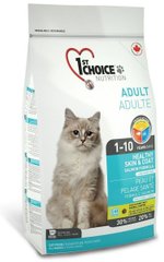 1st Choice ADULT Healthy Skin & Coat - корм для здоров'я шкіри та шерсті котів (лосось) - 10 кг Petmarket
