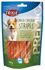 Trixie PREMIO Chicken Cheese Stripes - лакомство для собак (курица/сыр) - 100 г Petmarket