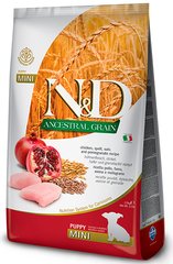 N&D Puppy Mini Chicken & Pomegranate низькозерновий корм для цуценят міні порід (курка/гранат) - 7 кг Petmarket
