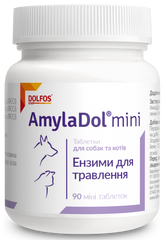 Dolfos AmylaDol Mini ензими для травлення дрібних собак та котів, 90 табл. Petmarket