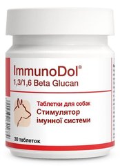 Dolfos ImmunoDol Beta Glukan добавка для иммунитета собак - 30 табл. Petmarket