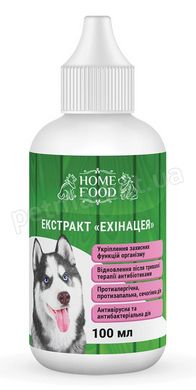 Home Food ЭКСТРАКТ ЭХИНАЦЕИ - натуральная добавка для укрепления иммунитета и общего состояния здоровья собак - 500 мл Petmarket