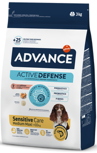 Advance Medium-Maxi SENSITIVE - корм для чутливих собак (лосось/рис) - 12 кг Petmarket