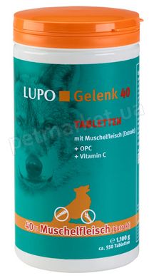 Luposan Lupo Gelenk 40 - добавка для здоровья суставов собак (таблетки) - 400 табл. % Petmarket