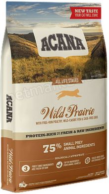 Acana WILD PRAIRIE - корм для кошенят і котів (курча/індичка/оселедець) - 1,8 кг Petmarket