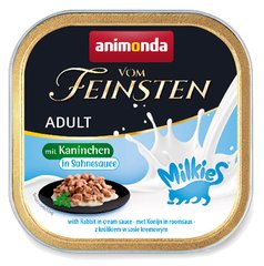 Animonda Vom Feinsten Adult with Rabbit in Cream sauce - консерви для котів (кролик в вершковому соусі) Petmarket