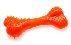 Comfy DENTAL BONE - Кістка масажна - іграшка для собак, 12,5 см, помаранчевий Petmarket