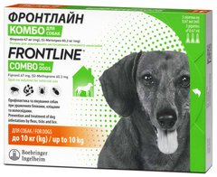 Merial Frontline Combo краплі від бліх та кліщів для собак и щенков вагою до 10 кг - 1 піпетка % Petmarket