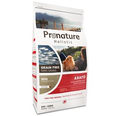 Pronature Holistic Asiato - беззерновий корм для собак дрібних порід (риба/папайя) - 6 кг Petmarket