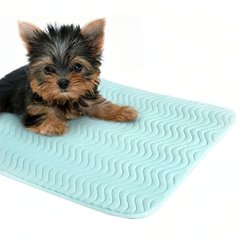 PUPPY BLUE - впитывающая многоразовая пеленка-коврик для животных - 33х50 см Petmarket