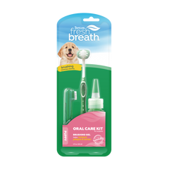 TropiClean Oral Care Kit Puppies - набор для ухода за ротовой полостью щенков и собак мелких пород Petmarket