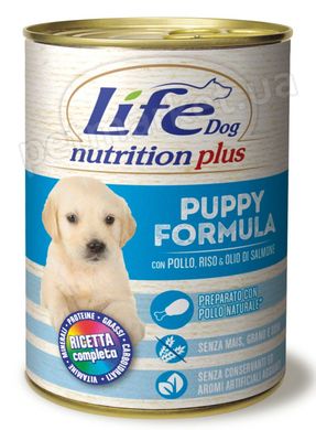 LifeDog Nutrition Plus PUPPY - консерви для цуценят (курка) - 400 г Petmarket