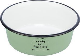 Trixie Adventure металева миска для котів - 300 мл, Зелений Petmarket