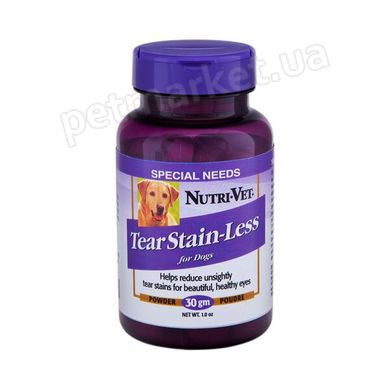 Nutri-Vet TEAR STAIN-LESS - Усунення плям від сліз - добавка для собак - 30 г Petmarket