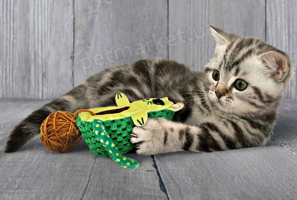 Kong Wrangler AvoCATo - игрушка с клубочком для кошек Petmarket