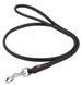 Collar WauDog GLAMOUR - шкіряний круглий поводок для собак - 183 см/10 мм Жовтий Petmarket