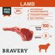 Bravery Lamb Large/Medium сухий корм для собак cередніх та великих порід (ягня), 4 кг