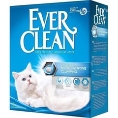 Ever Clean EXTRA STRONG Unscented - Экстра Сила - комкующийся наполнитель для кошачьего туалета (без запаха) - 10 л Petmarket