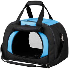 Trixie Kilian сумка-переноска для собак и кошек - 48х32х31 см, Голубой/черный % Petmarket