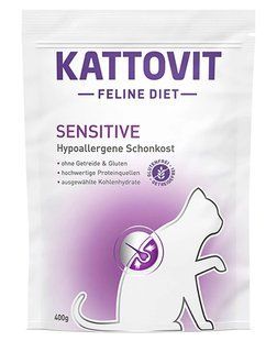 Kattovit Veterinary Sensitive - гіпоалергенний дієтичний сухий корм для котів із харчовою непереносимістю Petmarket