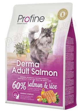 Profine Cat Derma Salmon - корм для здоров'я шкіри і шерсті котів - 2 кг Petmarket