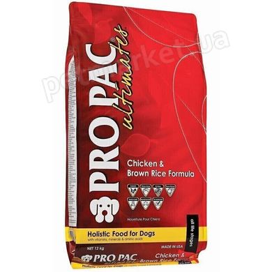 Pro Pac ULTIMATES Chicken & Brown Rice Formula - корм для собак (курка/коричневий рис) - 2,5 кг Petmarket