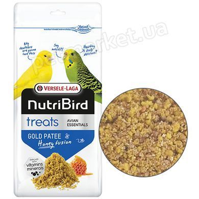 Versele-Laga NutriBird Gold Patee Honey Fusion - Верселе-Лага - яєчний корм з медом для птахів - 250 г Petmarket
