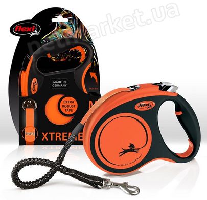 Flexi XTREME L 8 m - поводок-рулетка зі стрічкою для собак до 55 кг % Petmarket