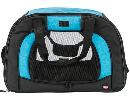 Trixie Kilian сумка-переноска для собак и кошек - 48х32х31 см, Голубой/черный % Petmarket