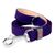 Collar WauDog CLASSIC - кожаный поводок для собак - 20 мм Серый Petmarket